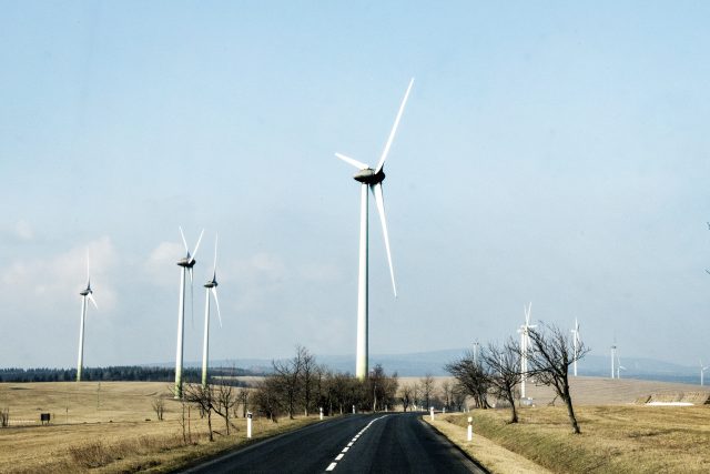 Větrná elektrárna | foto: Michaela Danelová,  iROZHLAS.cz