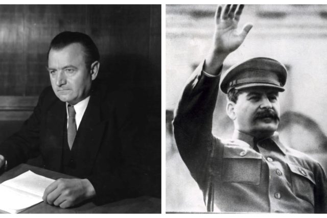 Klement Gottwald a Josif Vissarionovič Stalin už nejsou čestnými občany města Chrudim | foto: Koláž iROZHLAS