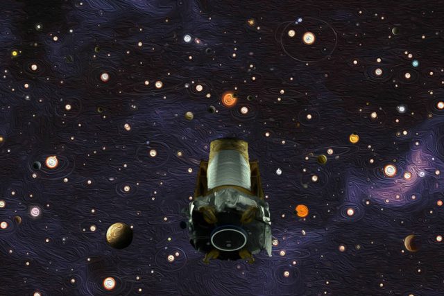 Teleskop Kepler po devíti letech vyčerpal zásoby paliva a mise tak byla ukončena. | foto: Wendy Stenzel/Daniel Rutter,  NASA