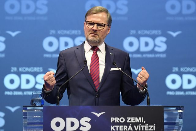 Předsedou ODS je Petr Fiala od ledna 2014 | foto: Michal Kamaryt,  ČTK