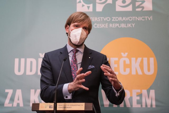 Adam Vojtěch na tiskové konferenci na Ministerstvu zdravotnictví | foto: René Volfík,  iROZHLAS.cz