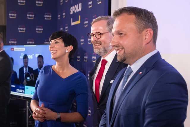 Koalice Spolu vyhrála sněmovní volby | foto: René Volfík,  Český rozhlas