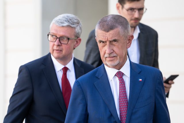 Andrej Babiš a Karel Havlíček; Budou Patrioti v EU silní,  nebo ne? | foto: René Volfík,  iROZHLAS.cz