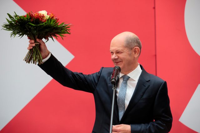 Žhavý kandidát na německého kancléře Olaf Scholz | foto: Reuters