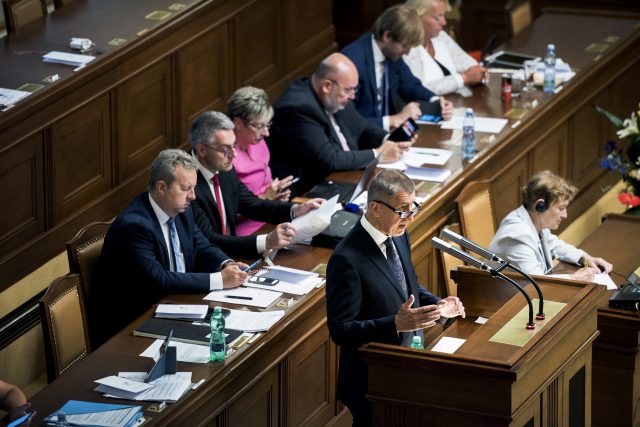 Druhá vláda Andreje Babiše žádá Poslaneckou sněmovnu o důvěru | foto: Michaela Danelová,  iRozhlas