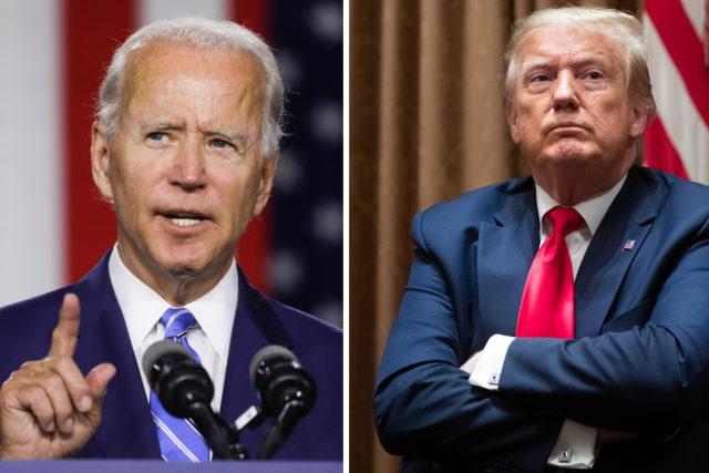 Prezidentští kandidáti Donald Trump a Joe Biden se ve čtvrtek zúčastní poslední předvolební debaty | foto: Koláž iROZHLAS.cz/Profimedia/Reuters