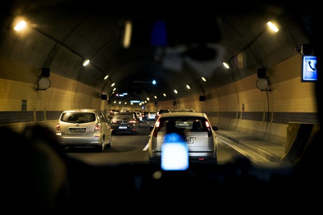 Provoz v tunelu Blanka | foto: Michaela Danelová,  iRozhlas