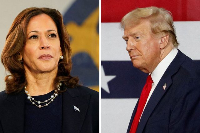 Kamala Harrisová a Donald Trump | foto: Elizabeth Frantz/Marco Bello,  Reuters