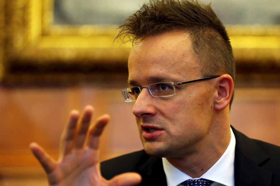 Maďarský ministr zahraničních věcí Péter Szijjártó | foto: Reuters