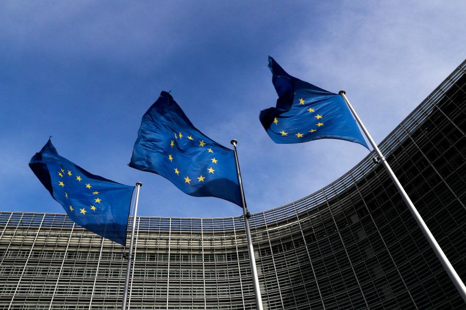 Vlajka EU,  evropská vlajka,  Evropská unie,  Evropská komise | foto: Yves Herman,  Reuters