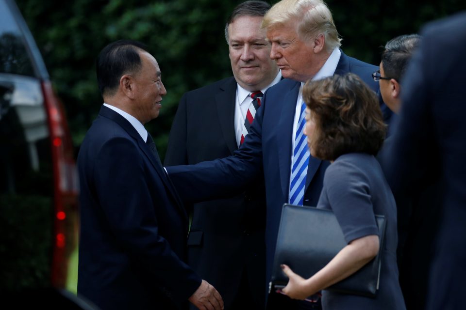 Setkání Donalda Trumpa s Kim Jong-čcholem  | foto: Leah Millis,  Reuters