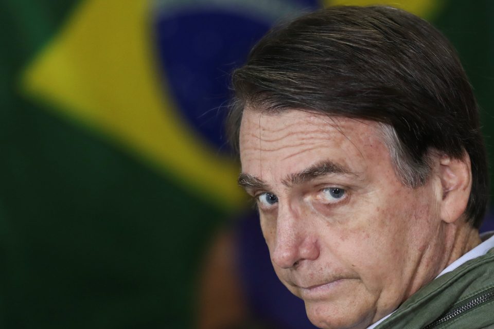 Brazilský prezident Jair Bolsonaro | foto: Ricardo Moraes/Pool,  Reuters