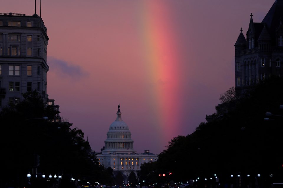 Složení amerického Kongresu se po úterních volbách promění. Sněmovna reprezentantů se po osmi letech vrací demokratům. | foto: Jonathan Ernst,  Reuters