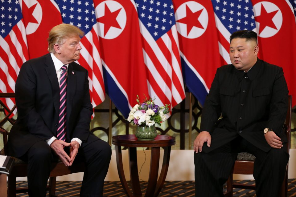 Na svém druhém summitu se v Hanoji sešli Donald Trump a Kim Čong-un | foto: Leah Millis,  Reuters