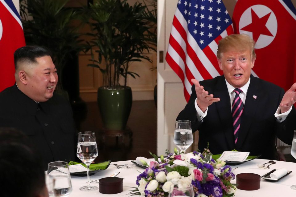 Lídři obou zemí spolu na závěr prvního dne summitu povečeřeli | foto: Reuters