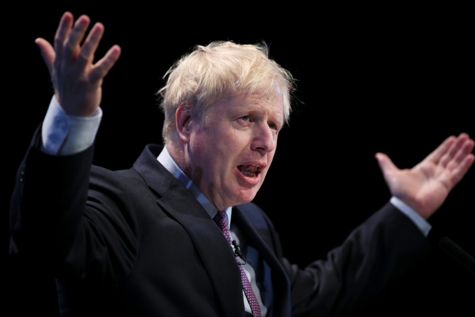 Boris Johnson na konferenci v Birminghamu | foto: Hannah McKay,  Reuters