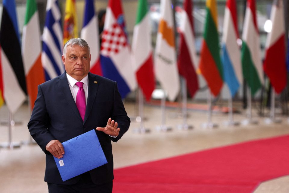 Maďarský premiér Viktor Orbán | foto: Johanna Geron,  Reuters
