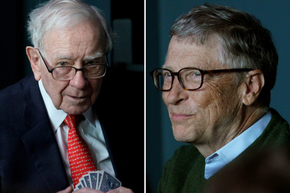 Zakladatel Berkshire Hathaway Inc Warren Buffett a zakladatel Microsoftu Bill Gates. | foto: Rick Wilking,  Reuters
