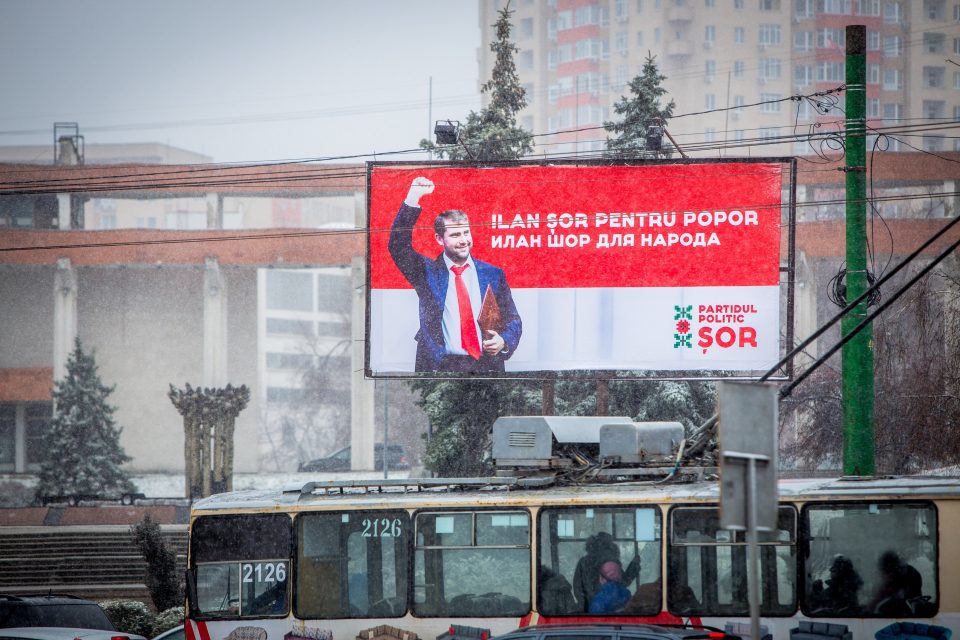 Předvolební plakát moldavské konzervativní strany SOR | foto: Profimedia
