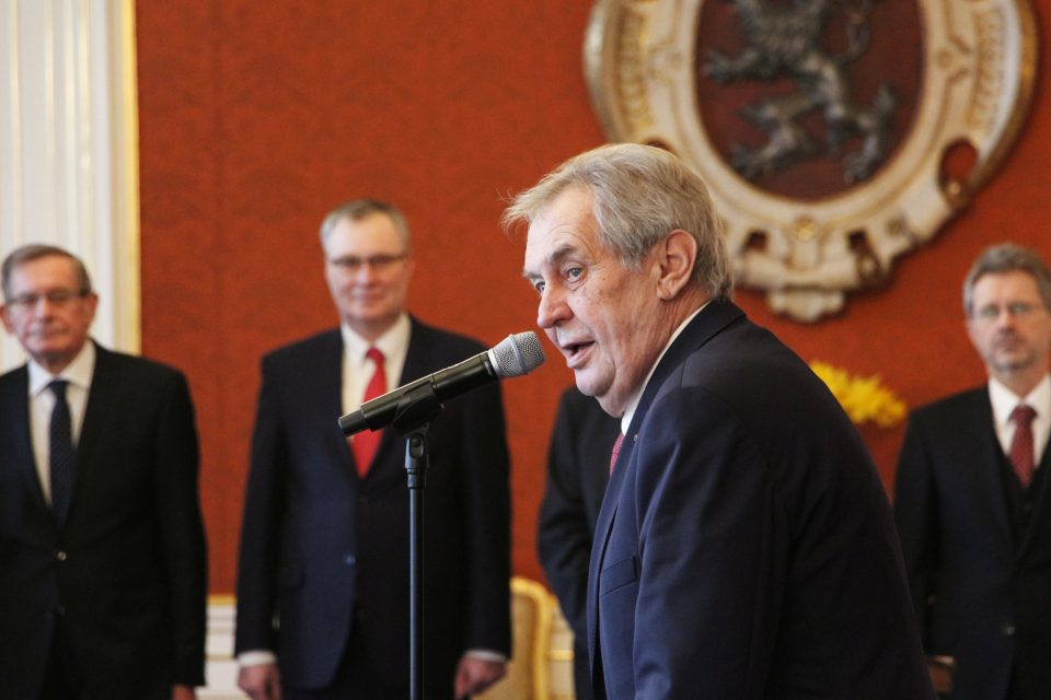 Prezident Miloš Zeman | foto: Kancelář prezidenta republiky