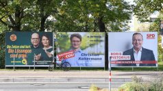 Volební billboardy v dolnosaském Osnabrücku