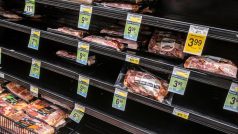 Nedostatek výrobků z masa v americkém městě KirkLand