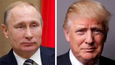 Ruský prezident Vladimir Putin a americký prezdient Donald Trump