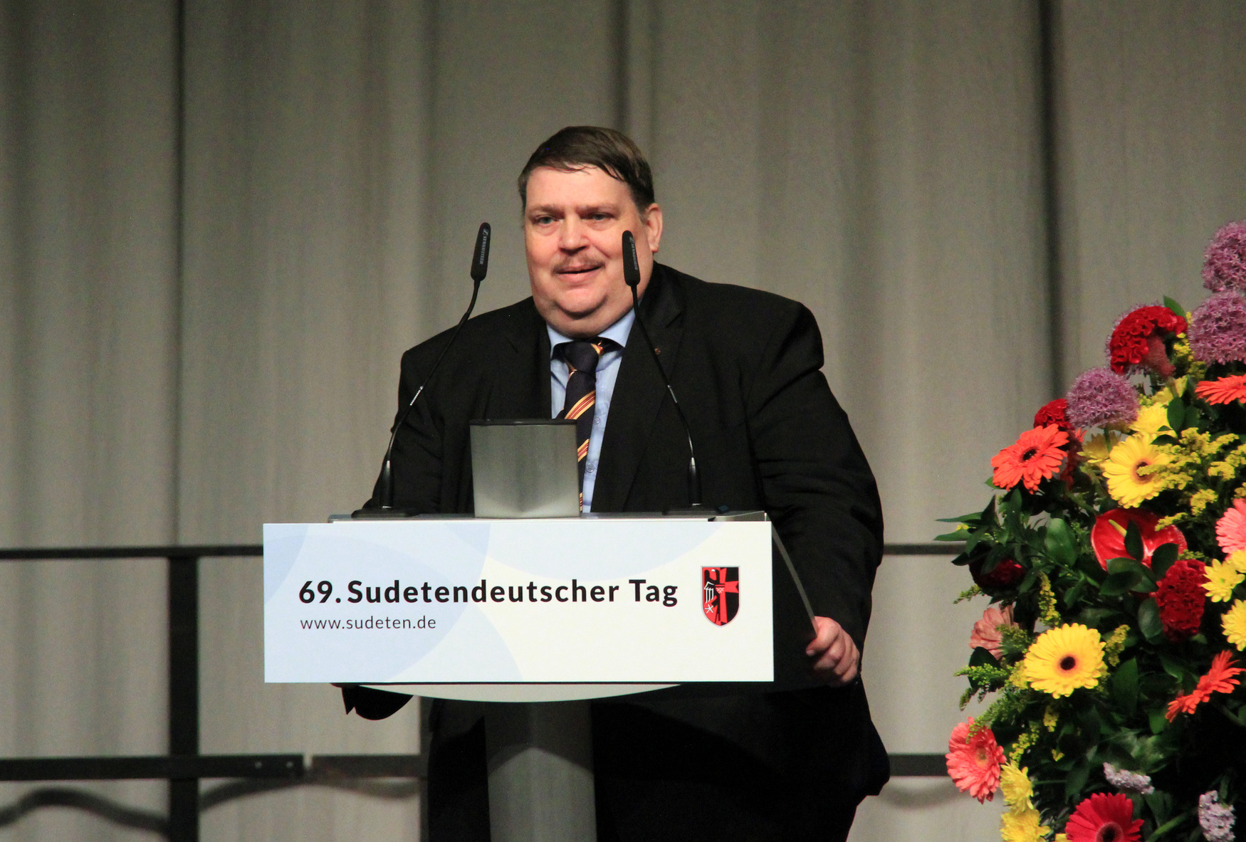 Nejvyšší představitel sudetských Němců Bernd Posselt